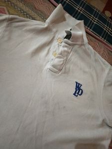 White Woodland Tshirt M Size