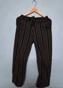 Striped Wide Leg Trousers
