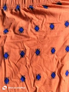 Melange leggings with Abstract Print