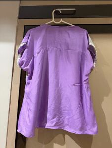 Women's Kurta - Purple &amp; Grey