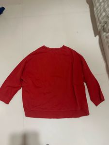 Red Mickey Mouse "Holiday Season" Sweatshirt