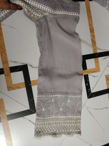 pakistani  organza lace embroided suit