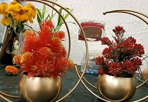 Designer Moon Shape Vase For Hone Pack Of 4