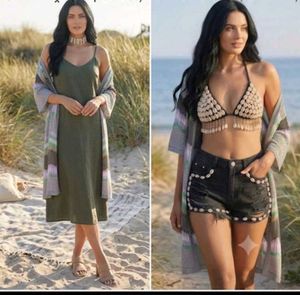 Boho Zigzag Knit Cardigan