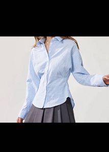 Classic Striped Button-Up Shirt