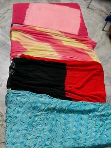 Vibrant Tie-Dye Dupattas Lot set