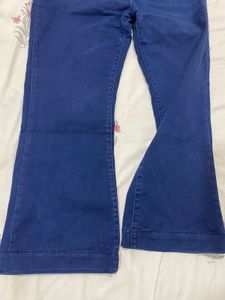 Blue Flared Jeans
