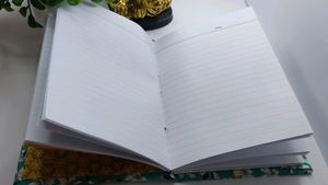 Beautiful Fabric Covered Handmade Diary