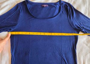 Classic Blue 3/4 Sleeve Top