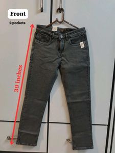 Classic Grey Denim Jeans