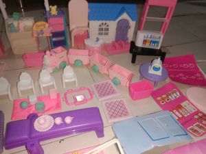 Dollhouse Furniture &amp; Accessories Lot