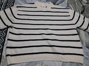 Cozy Striped Knit Sweater