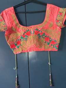 Beautifully Embroidered Pink Lehenga Skirt
