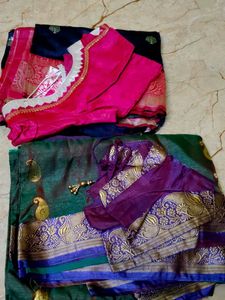Ethenic sarees set of 2