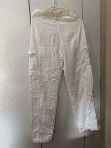 White Cargo Pants