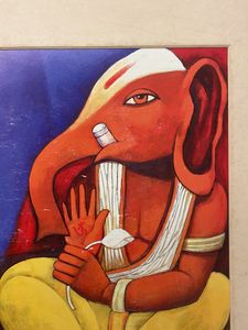 Ganesh Limited edition print Of An original Pai