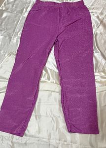 Sparkly Purple Cropped Top