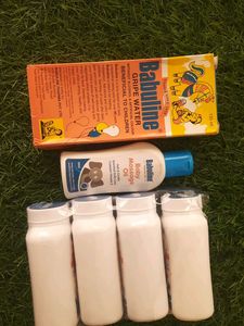 Babylines Baby Powder 50ml - Pack of 4 with 2 item