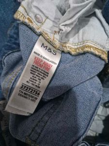 M&amp;S- Sequin Detail Denim Jeans