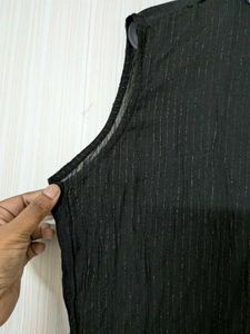 Black Embroidered Dress