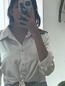Silk Button-Down Shirt