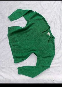 H&amp;M Green Cozy Knit Sweater
