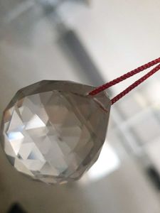 Crystal Faceted Ball Pendant
