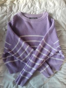 Lilac Knit Sweater