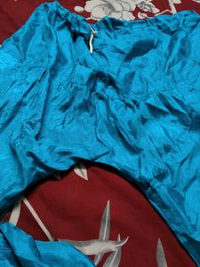 Beautiful Blue Embellished Kurta Set