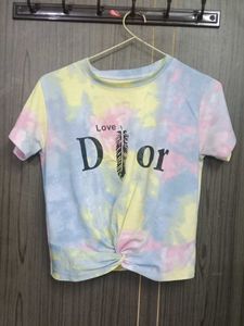 multi colour cute top