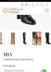 👢Branded Vanilla Moon Pure Leather Tall Boots