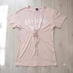 Bardot Cute Pink Graphic Tee