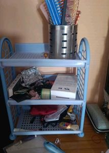 Plastic stand cum organiser for home