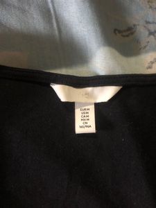 H&amp;M Black Long Sleeve Bodysuit