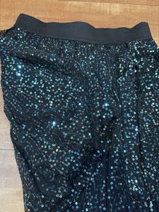 Sparkly Black Mini Skirt