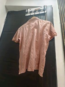 Men's Pink Polka Dot Polo Shirt