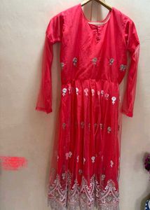 soft anarkali dress