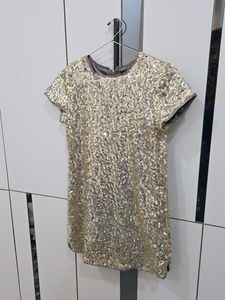 Sparkly Gold Sequin Dress