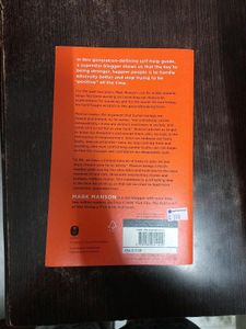 🆕️ The Subtle Art Of Not Giving A F*ck Book