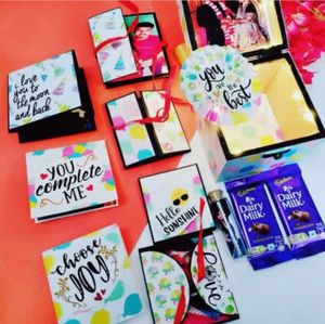mdf gift box with 10  cards