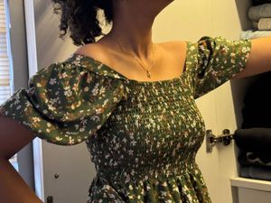 Floral Puff Sleeve Dress