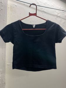 Black Crop Top