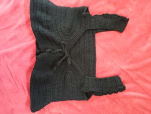 Crochet Tie-Front Top
