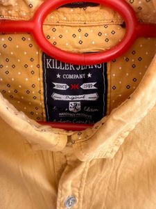Men's Mustard Yellow Long Sleeve Shirt