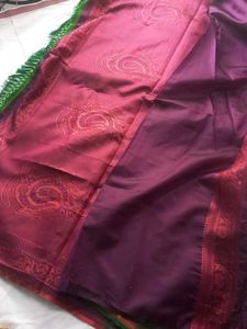 GREEN AND PINK Saree