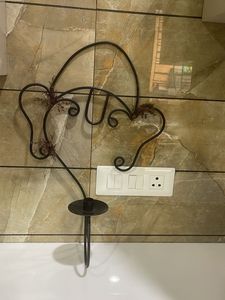 Vintage Wrought Iron Candle Sconce