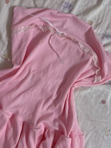 Cute Pink Tiered Dress