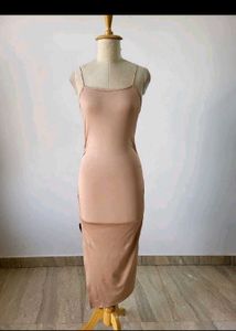Sleek Spaghetti Strap Midi Dress