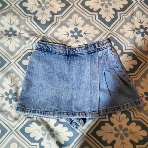 Zara Denim Skort