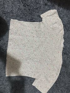 Floral Print Gray T-shirt